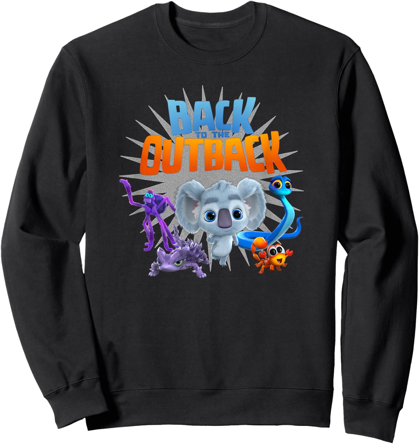 Back to The Outback Group Shot Logo Sweatshirt - Sweatshirt | Black
