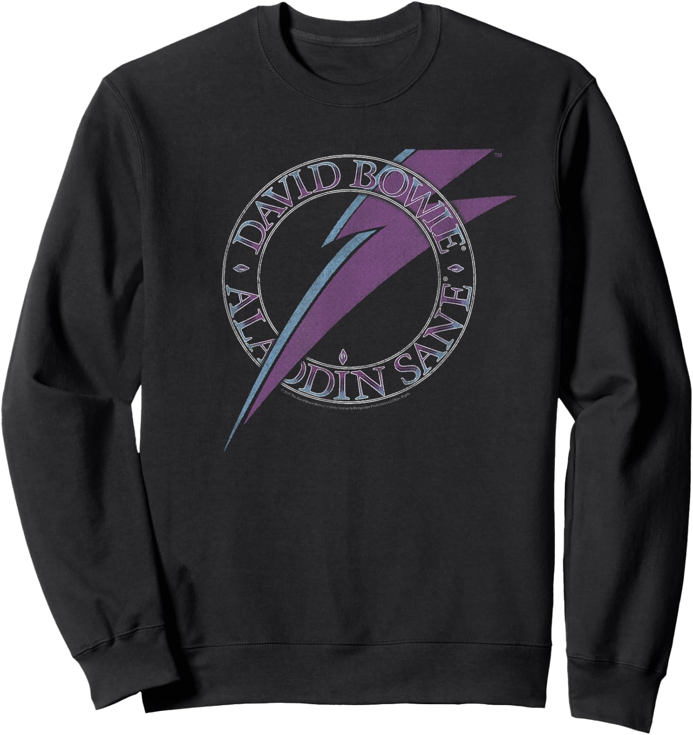 David Bowie - Aladdin Sane Lightning Logo Sweatshirt - Sweatshirt | Black