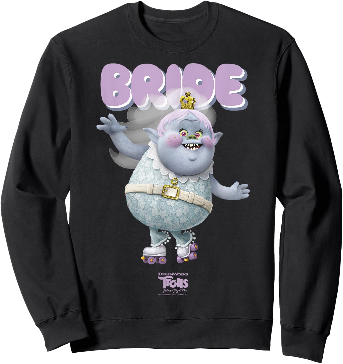DreamWorks Trolls Band Together Bride Bridget Sweatshirt - Sweatshirt | Black