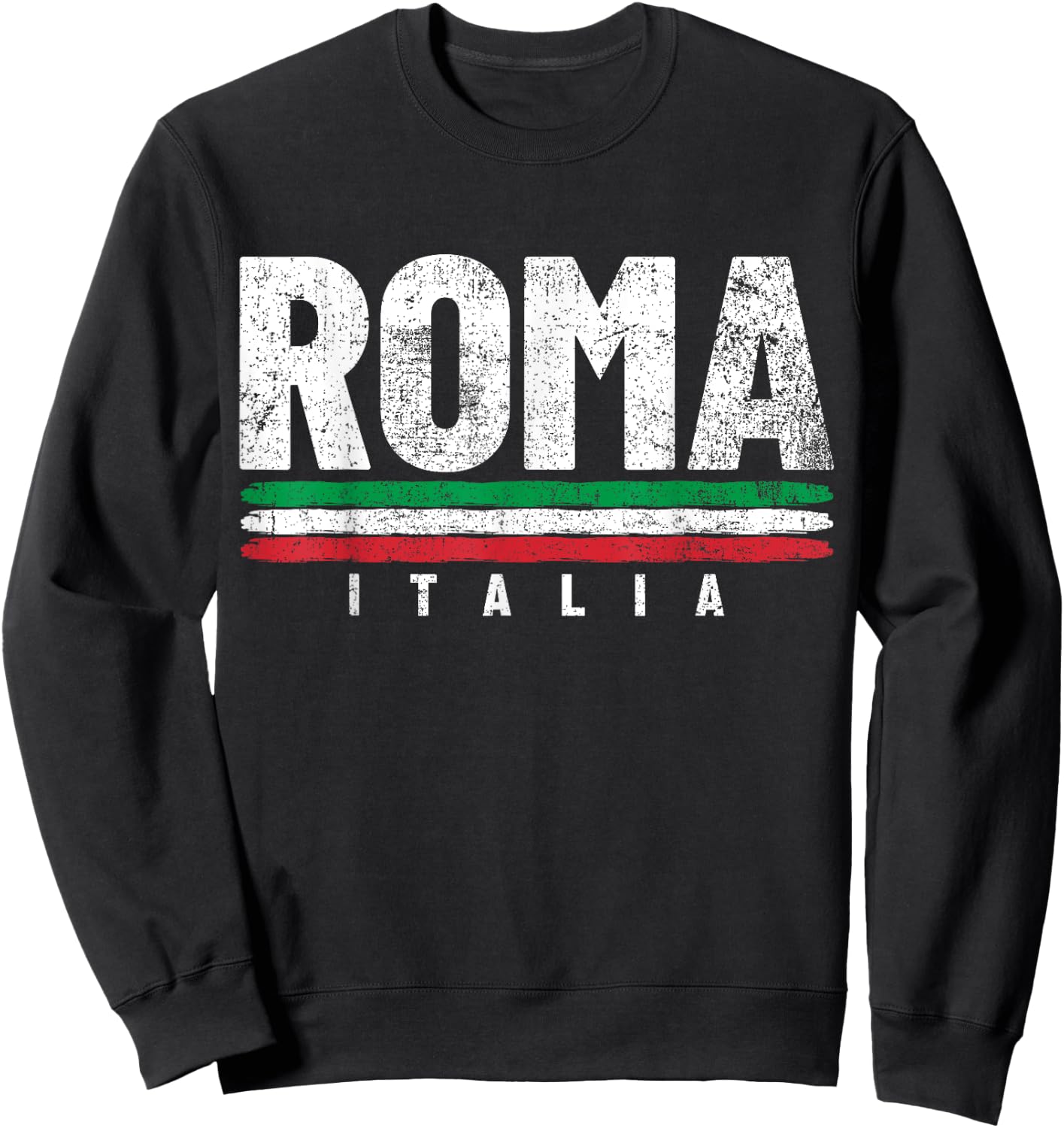 Roma Italia Sweatshirt - Sweatshirt | Black