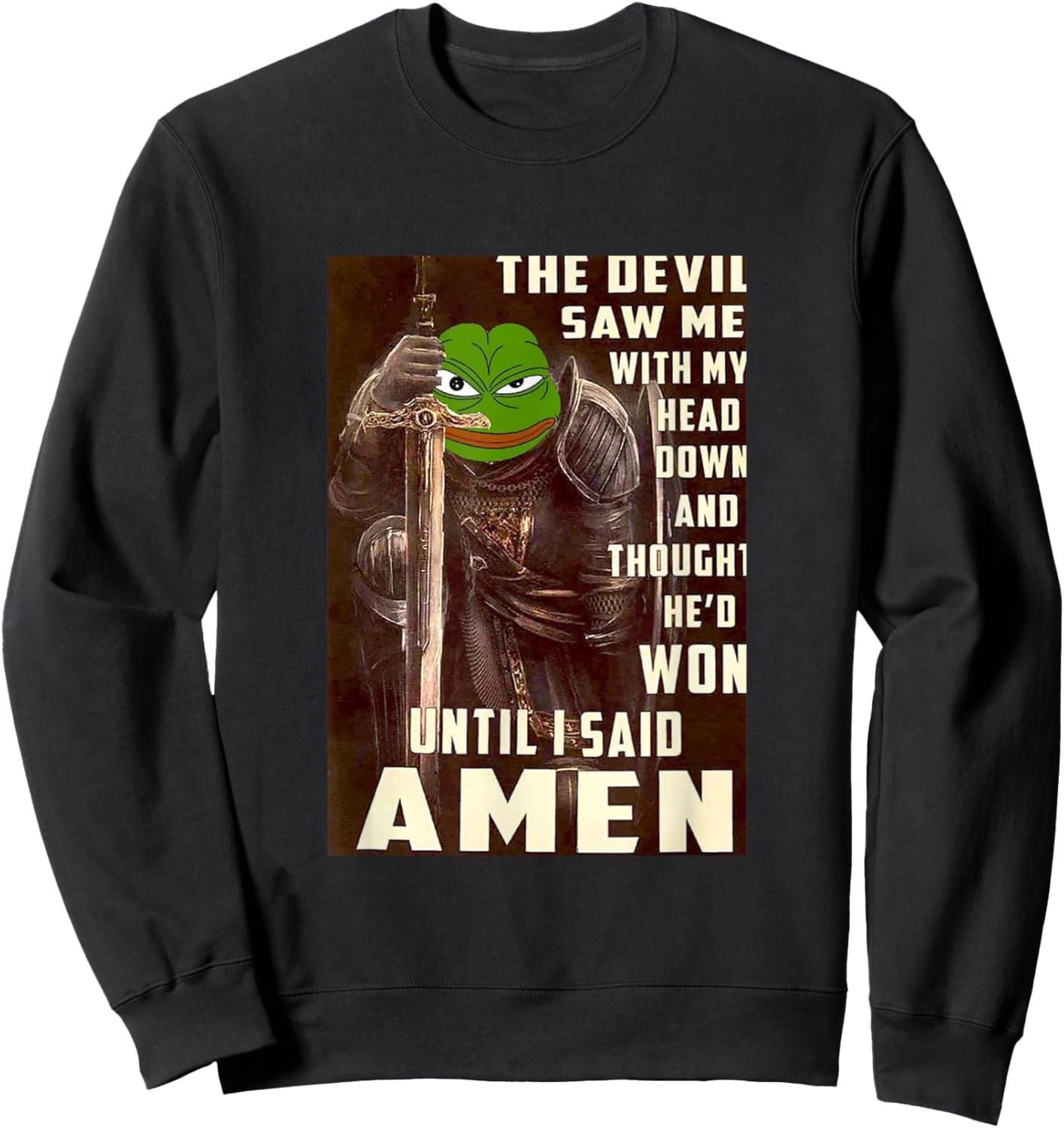 Apu Apustaja Cringe Boomer Trad Cath Sweatshirt - Sweatshirt | Black