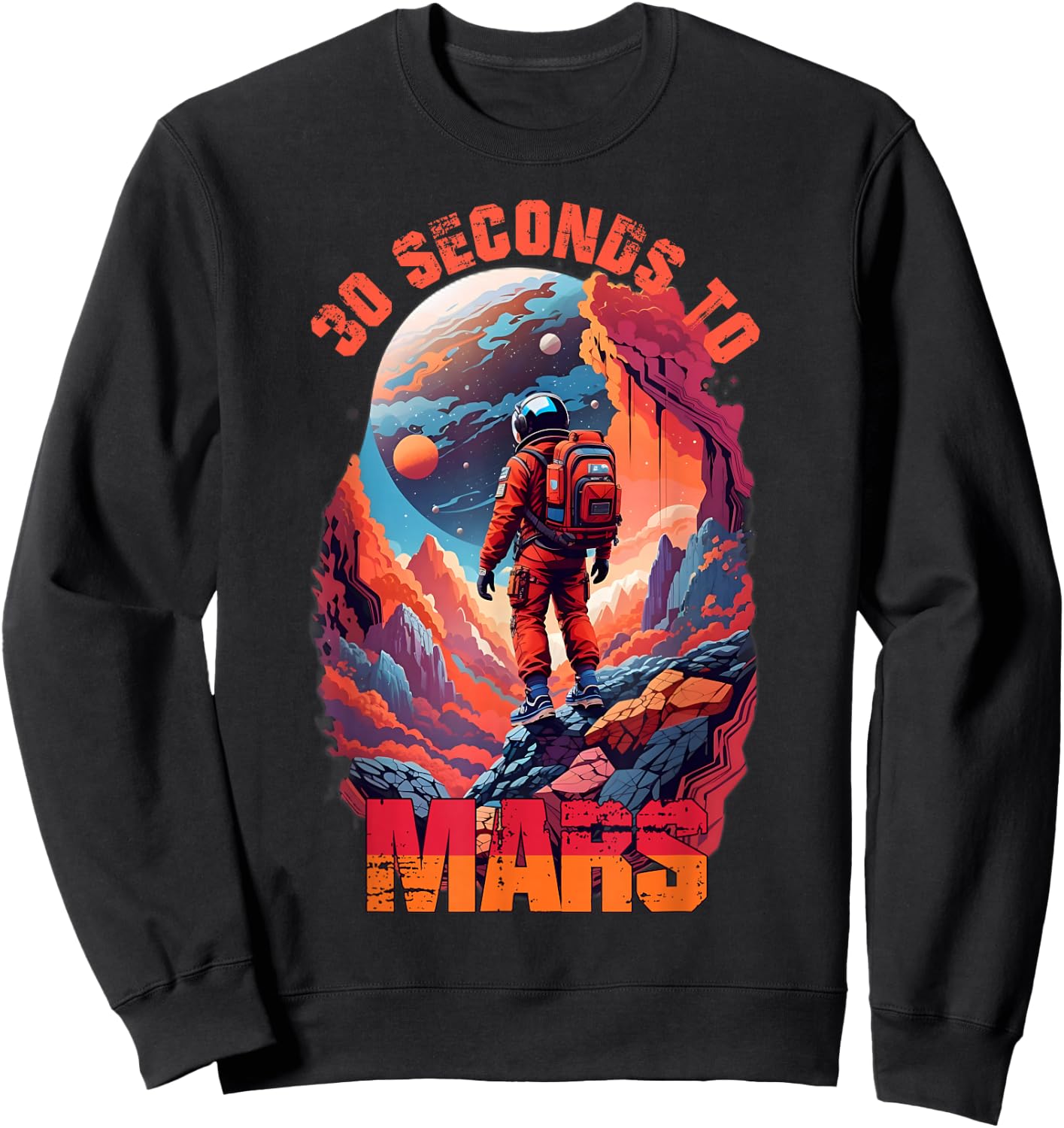 30 Seconds to Mars Sweatshirt - Sweatshirt | Black