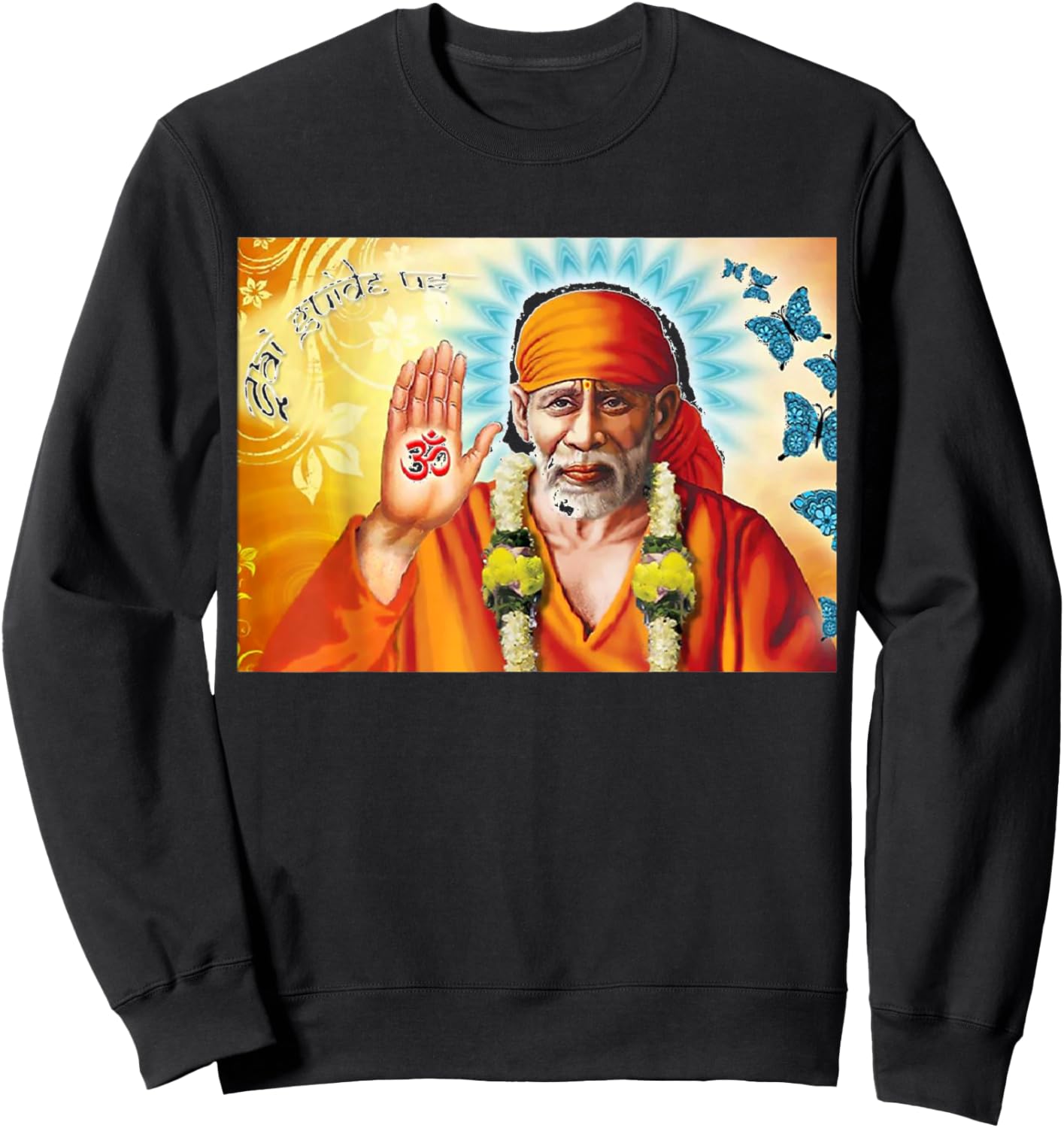Om Sai ram, sai baba, shirdi sai Sweatshirt - Sweatshirt | Black