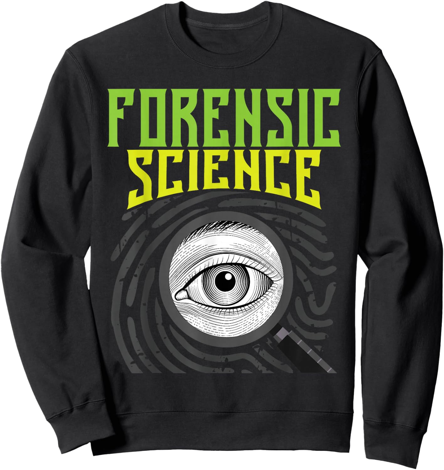 Forensic Science - Forensics Forensic Scientist Criminology Sweatshirt - Sweatshirt | Black