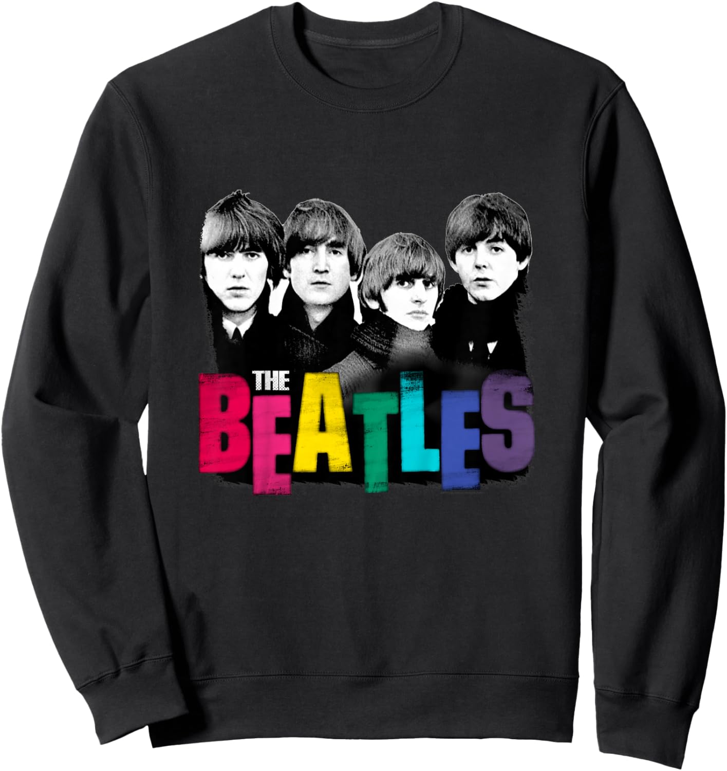 Kids The Beatles Colorful Sweatshirt - Sweatshirt | Black