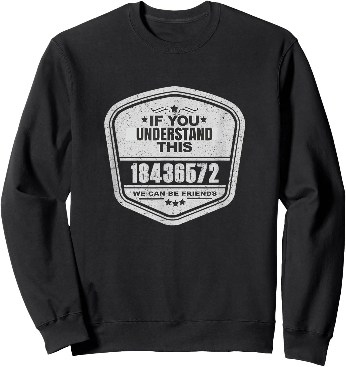 18436572 Awesome V8 Firing Order Car Enthusiast Gift Sweatshirt - Sweatshirt | Black