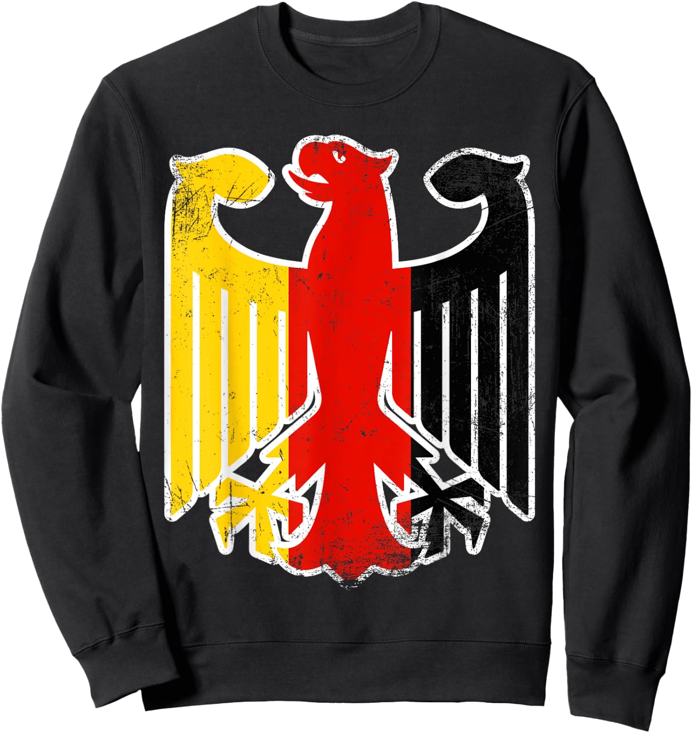 German Flag - German Eagle Sweatshirt - Sweatshirt | Black