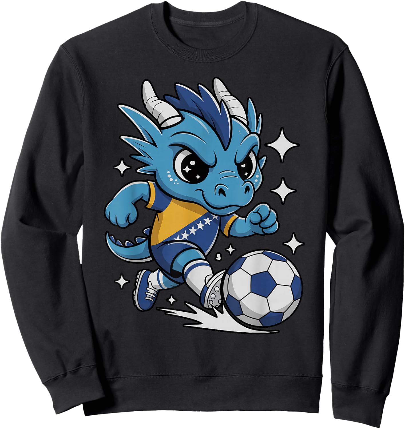 Classic Bosnia Herzegovina Hajmo Bosno Country Vacay Cheer Sweatshirt - Sweatshirt | Black