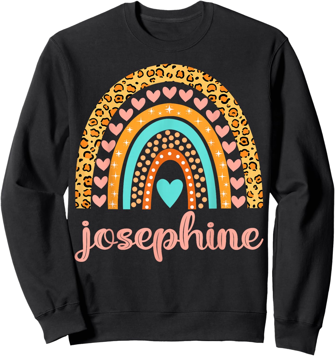 Josephine Josephine Name Birthday Shirt Gift Sweatshirt - Sweatshirt | Black
