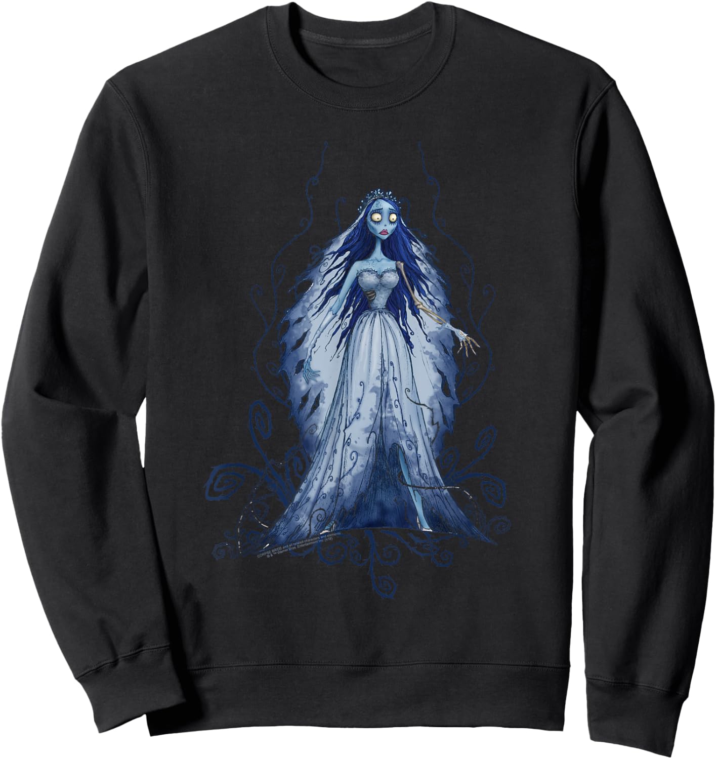 Corpse Bride Vines Sweatshirt - Sweatshirt | Black