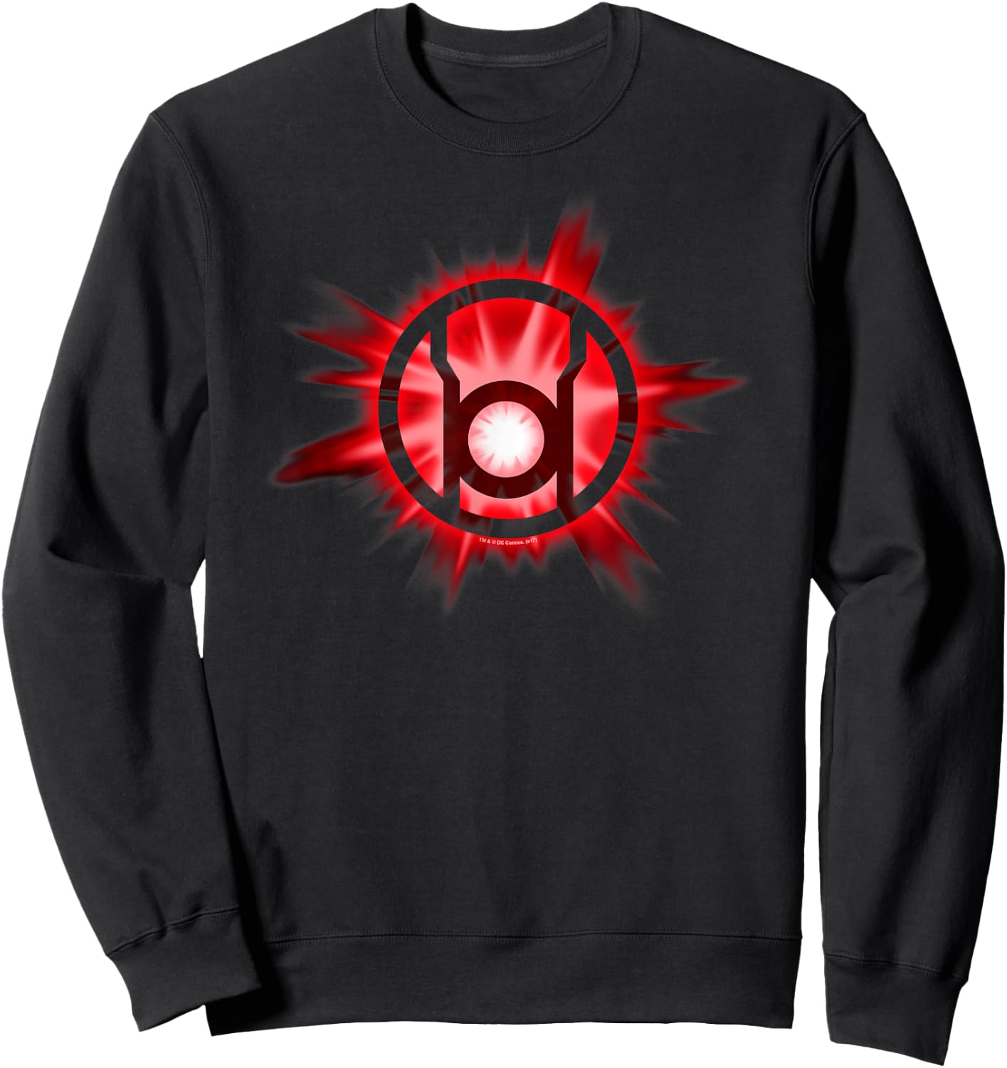Green Lantern Red Glow T Shirt Sweatshirt - Sweatshirt | Black