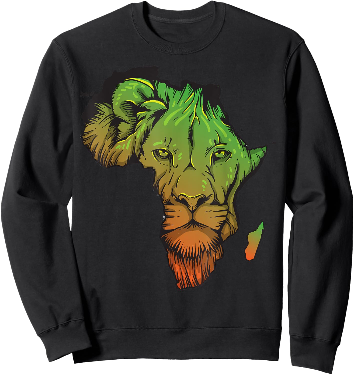 Proud of Africa | Cute Africa Tourist Gift Sweatshirt - Sweatshirt | Black