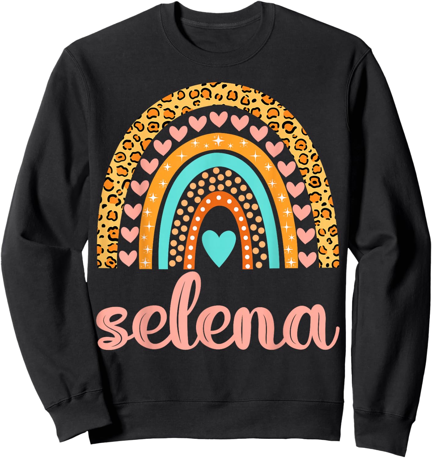 Selena Selena Name Birthday Shirt Gift Sweatshirt - Sweatshirt | Black