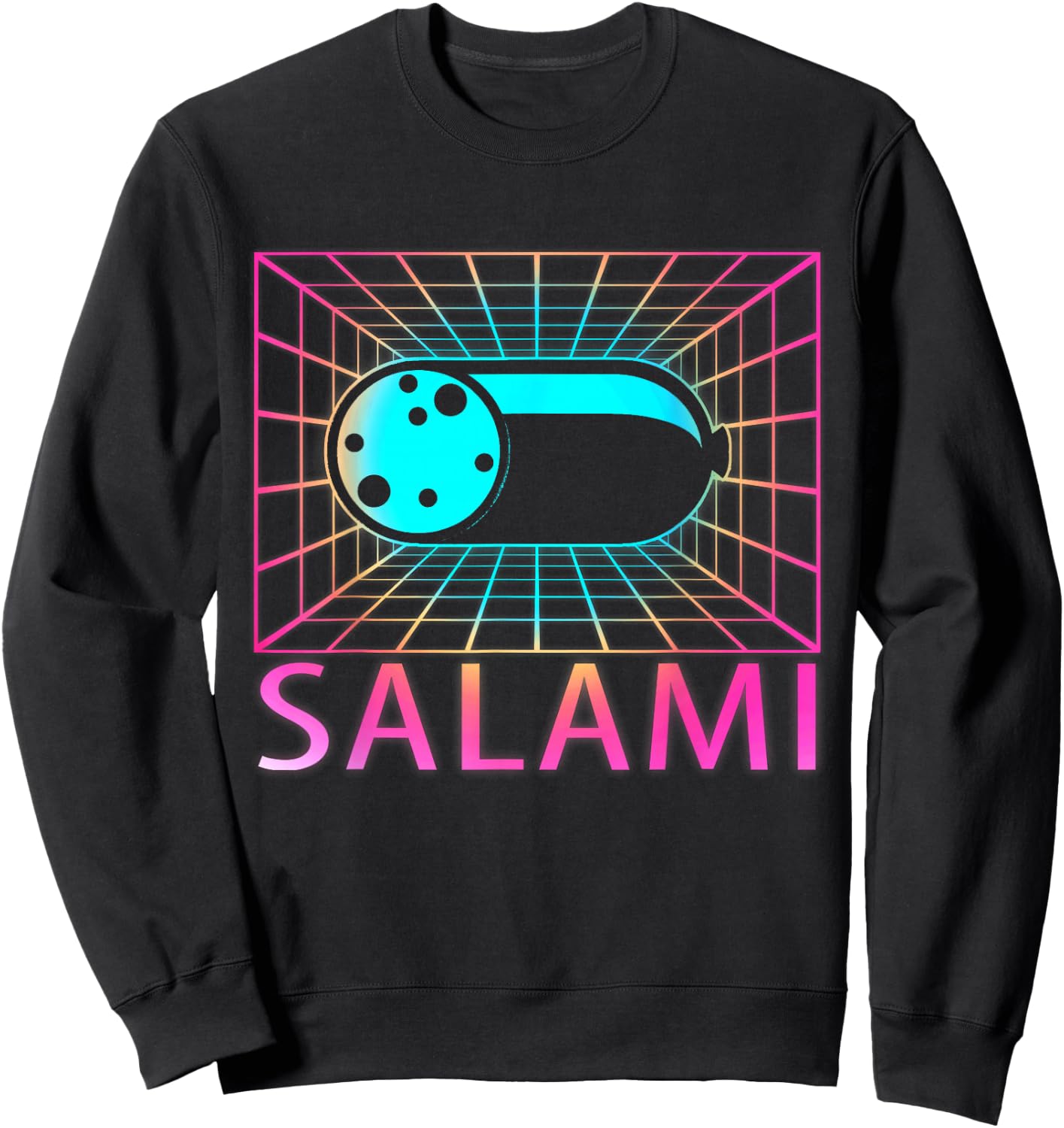 Salami Retro Gift Sweatshirt - Sweatshirt | Black