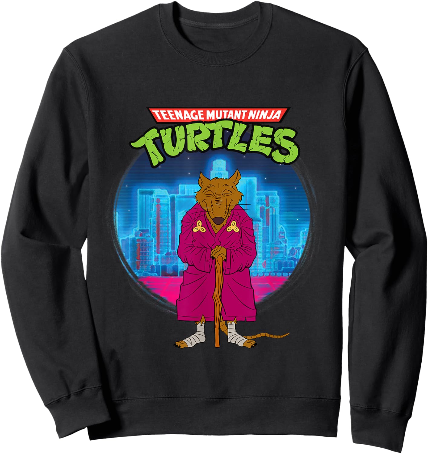 Mademark x Teenage Mutant Ninja Turtles - Original Teenage Mutant Ninja Turtles Splinter the Rat Sweatshirt - Sweatshirt | Black