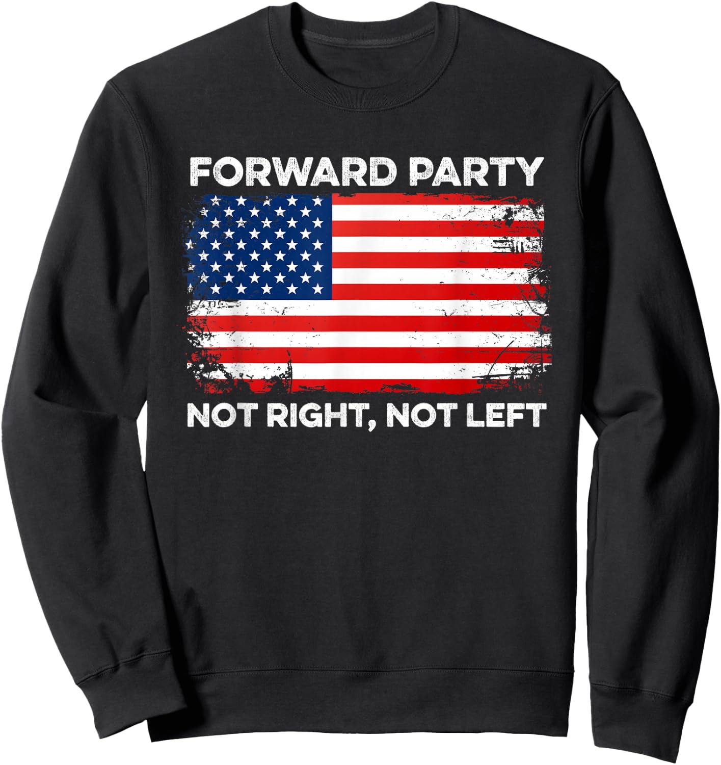 Forward Party Andrew Yang America USA Freedom Independence Sweatshirt - Sweatshirt | Black