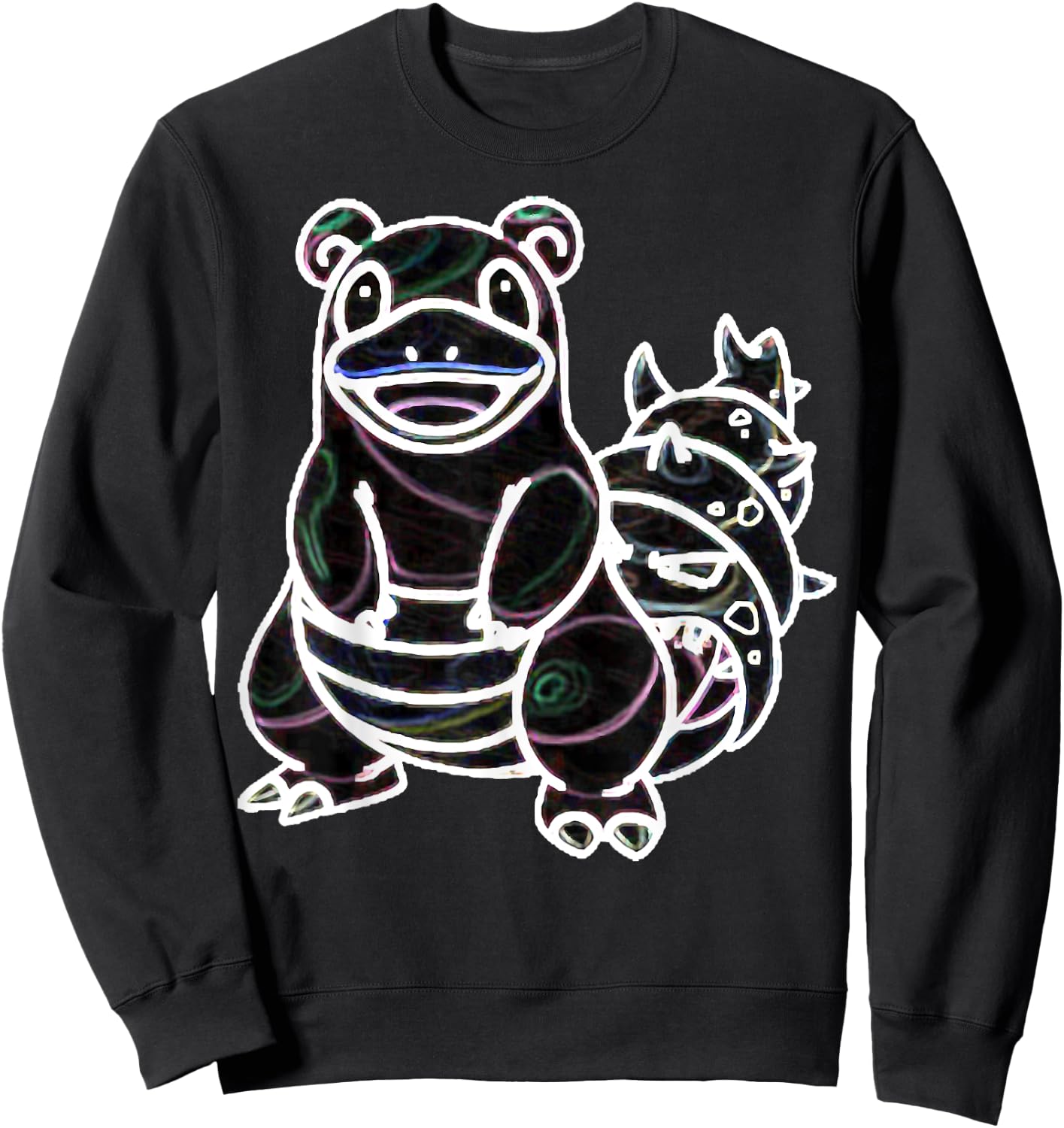 Slowbros Funny Animal Sweatshirt - Sweatshirt | Black