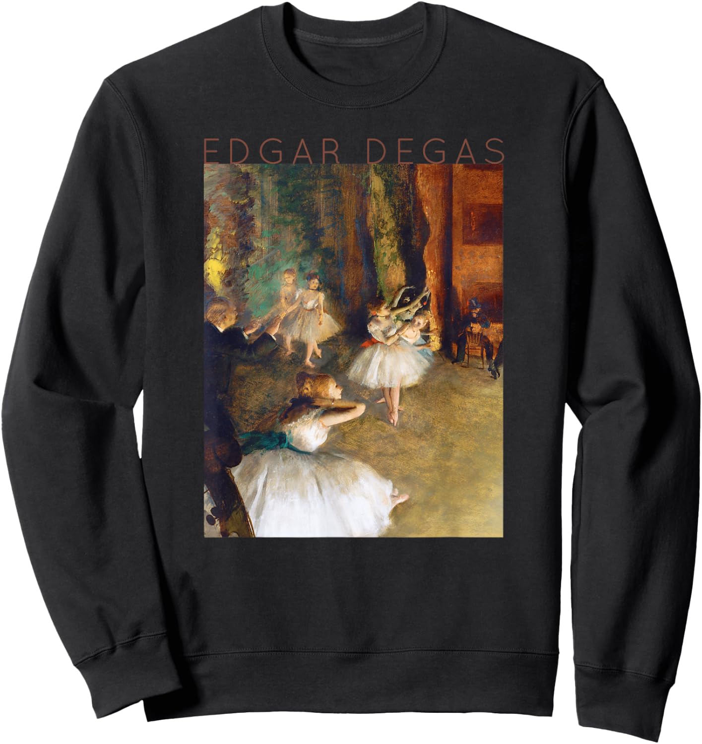 Edgar Degas Dancers #2 for Artists and Ballerinas Sweatshirt - Sweatshirt | Black