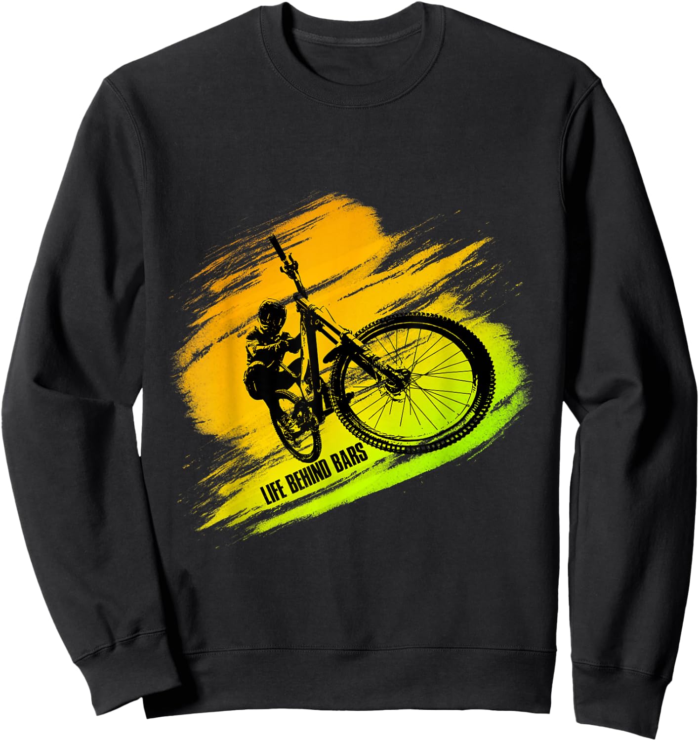 cool Bmx Biking Gift bicycle, biker, track & Racing Love Sweatshirt - Sweatshirt | Black