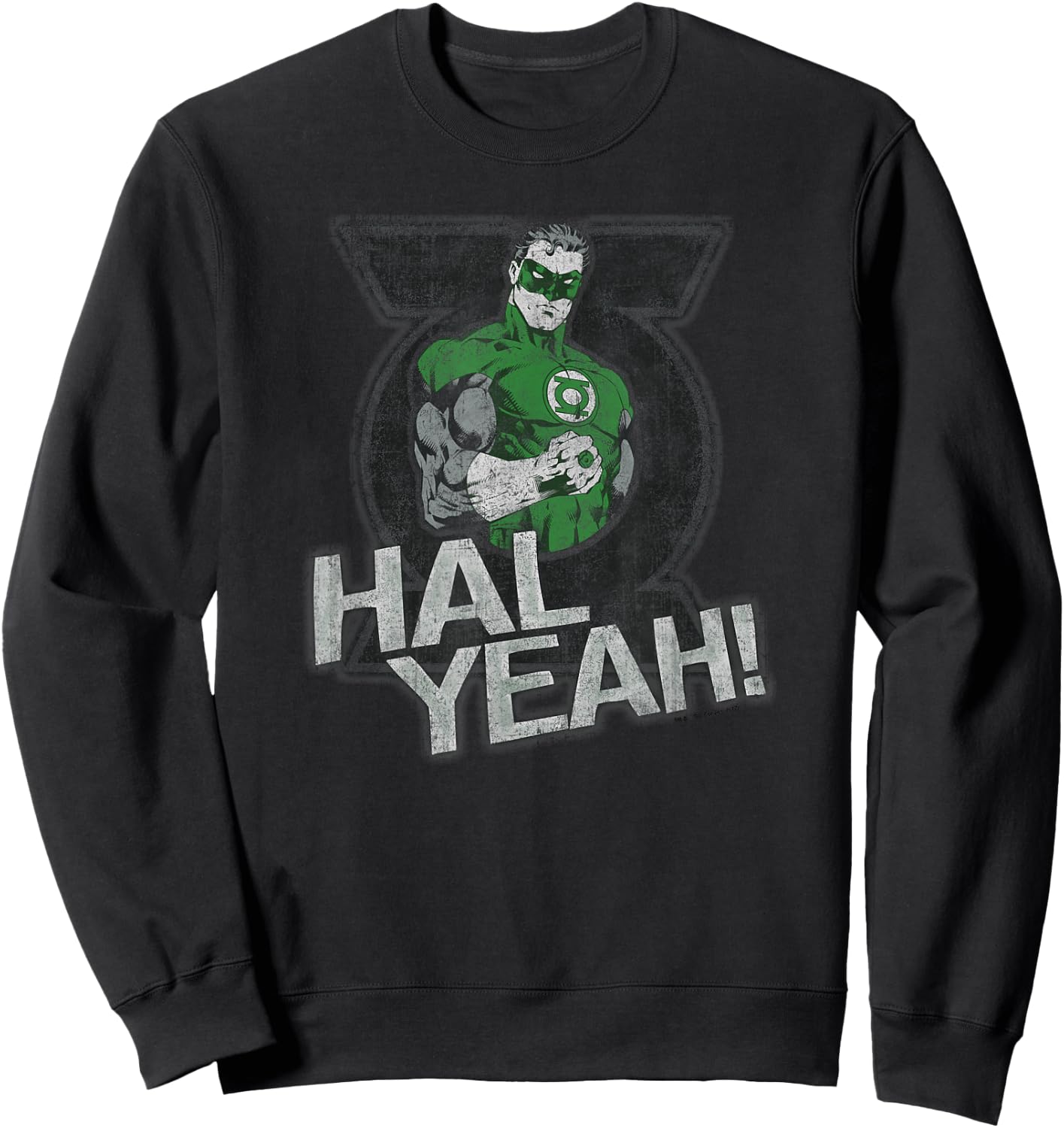 Green Lantern Hal Yeah Sweatshirt - Sweatshirt | Black