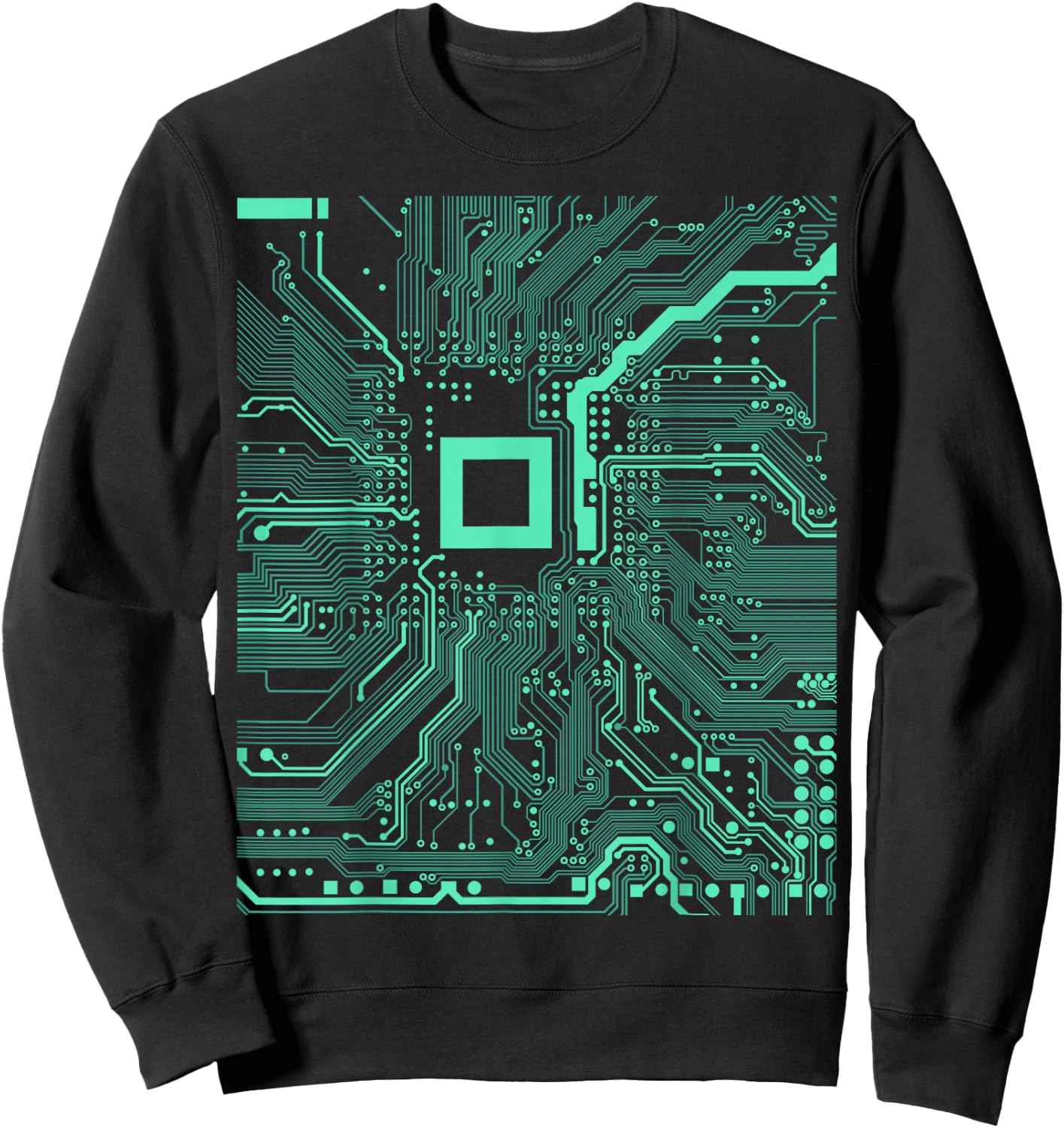 Computer Circuit Board Electronics Technician Sweatshirt - Sweatshirt | Black