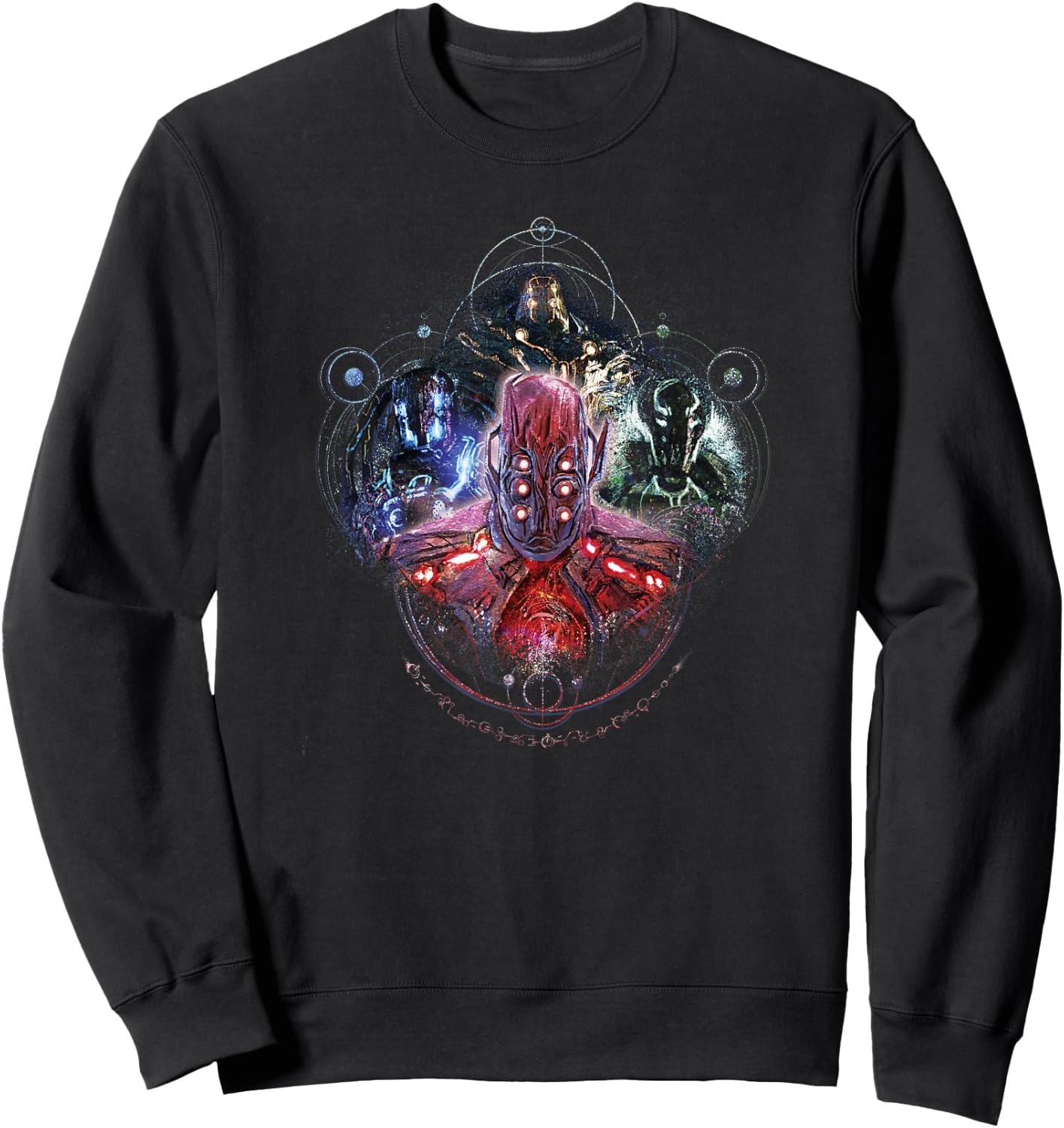 Marvel Eternals Celestials Group Shot Portrait Sweatshirt - Sweatshirt | Black