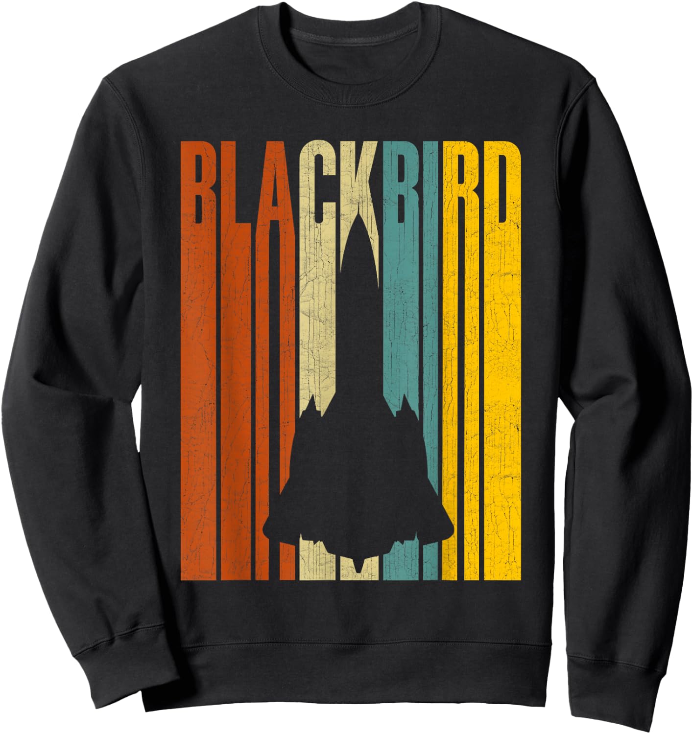 SR-71 Blackbird Air Force Military Jet Sweatshirt - Sweatshirt | Black