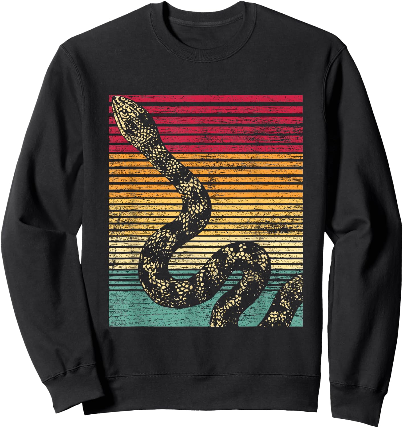 Retro Snake Sweatshirt - Sweatshirt | Black