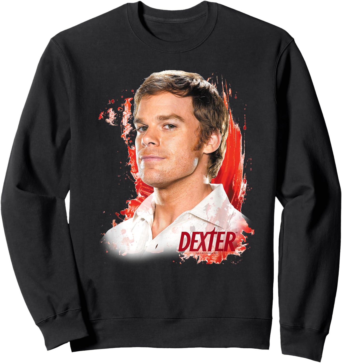 Dexter Blood Splatter Sweatshirt - Sweatshirt | Black