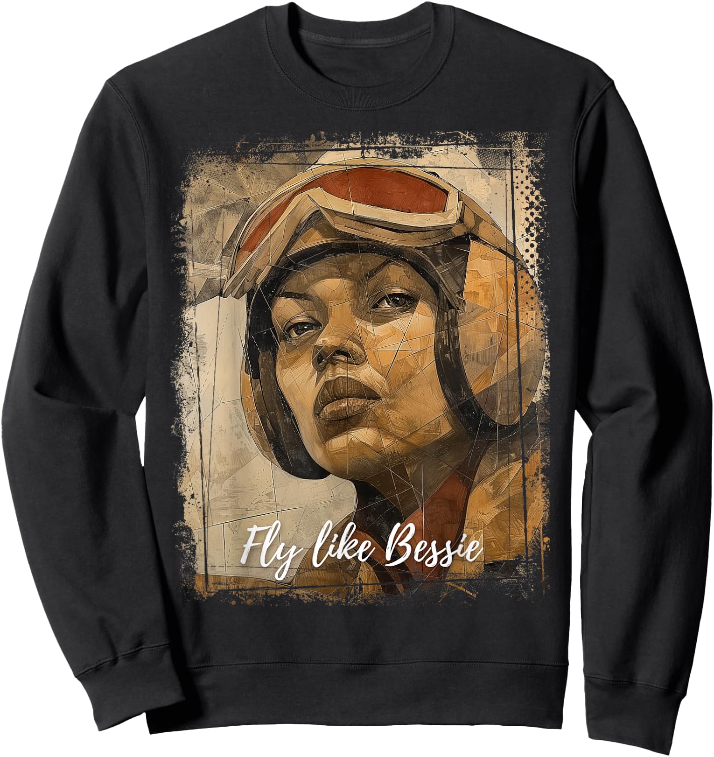 Bessie Coleman Black History Month African American Pilot Sweatshirt - Sweatshirt | Black