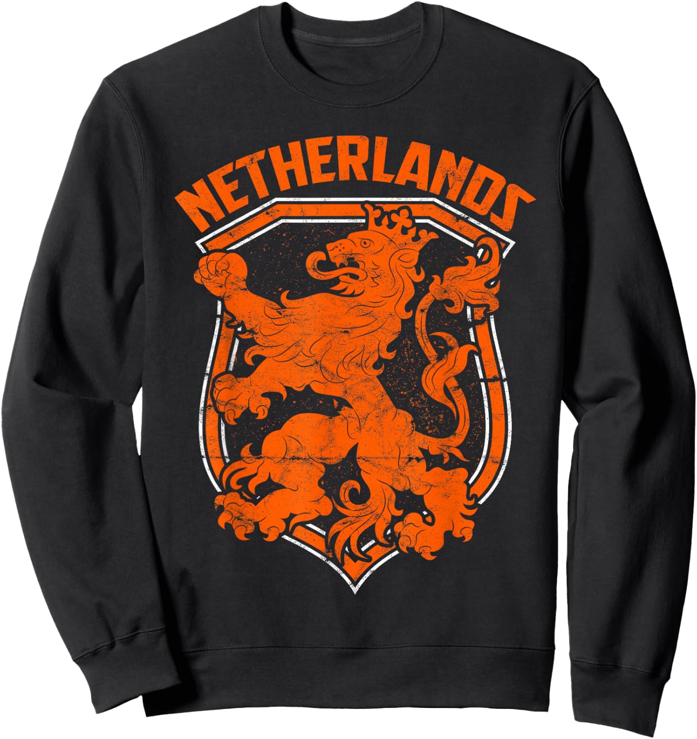 The Netherlands Holland-Hollands Amsterdams Sweatshirt - Sweatshirt | Black