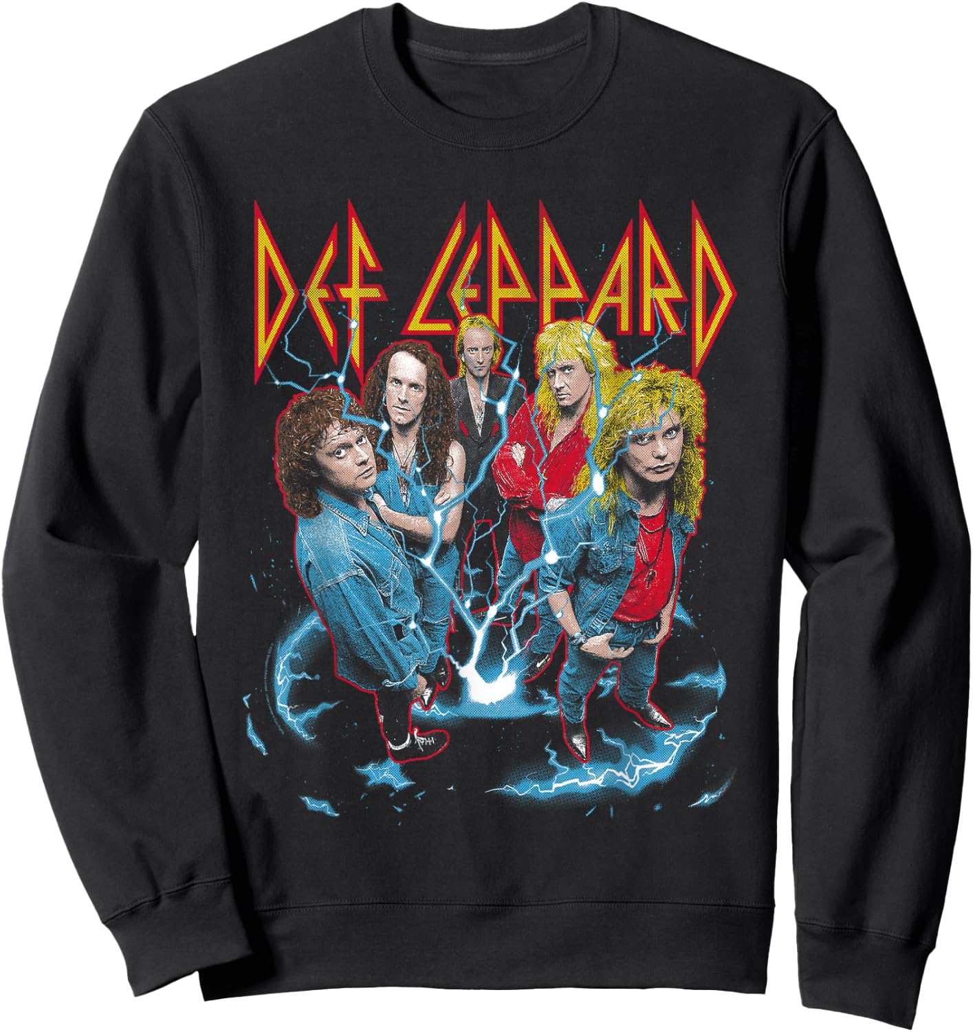 Def Leppard - Band Photo City Atlanta Sweatshirt - Sweatshirt | Black