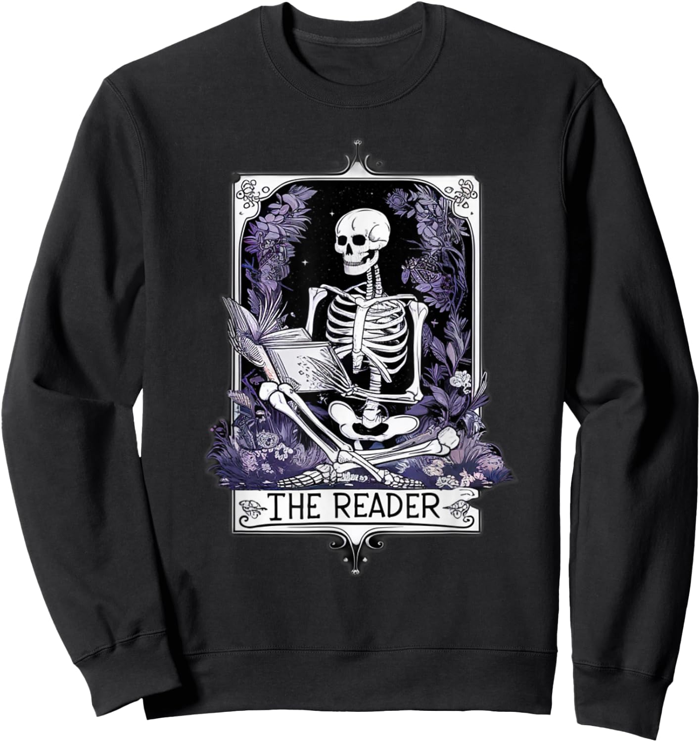 The Reader Tarot Card Reading Humor Sweatshirt - Sweatshirt | Black