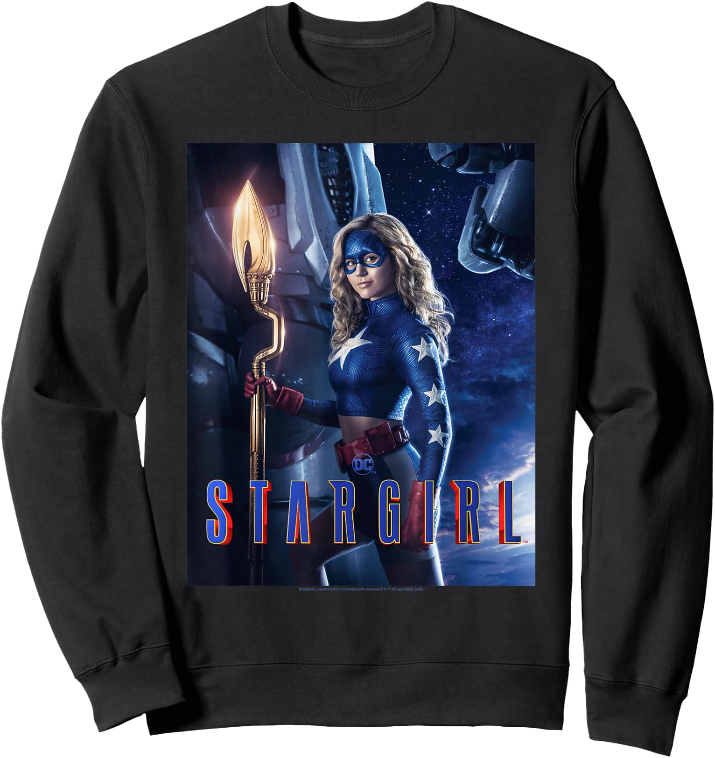 Stargirl Cosmic Staff of Starman Poster Sweatshirt - Sweatshirt | Black
