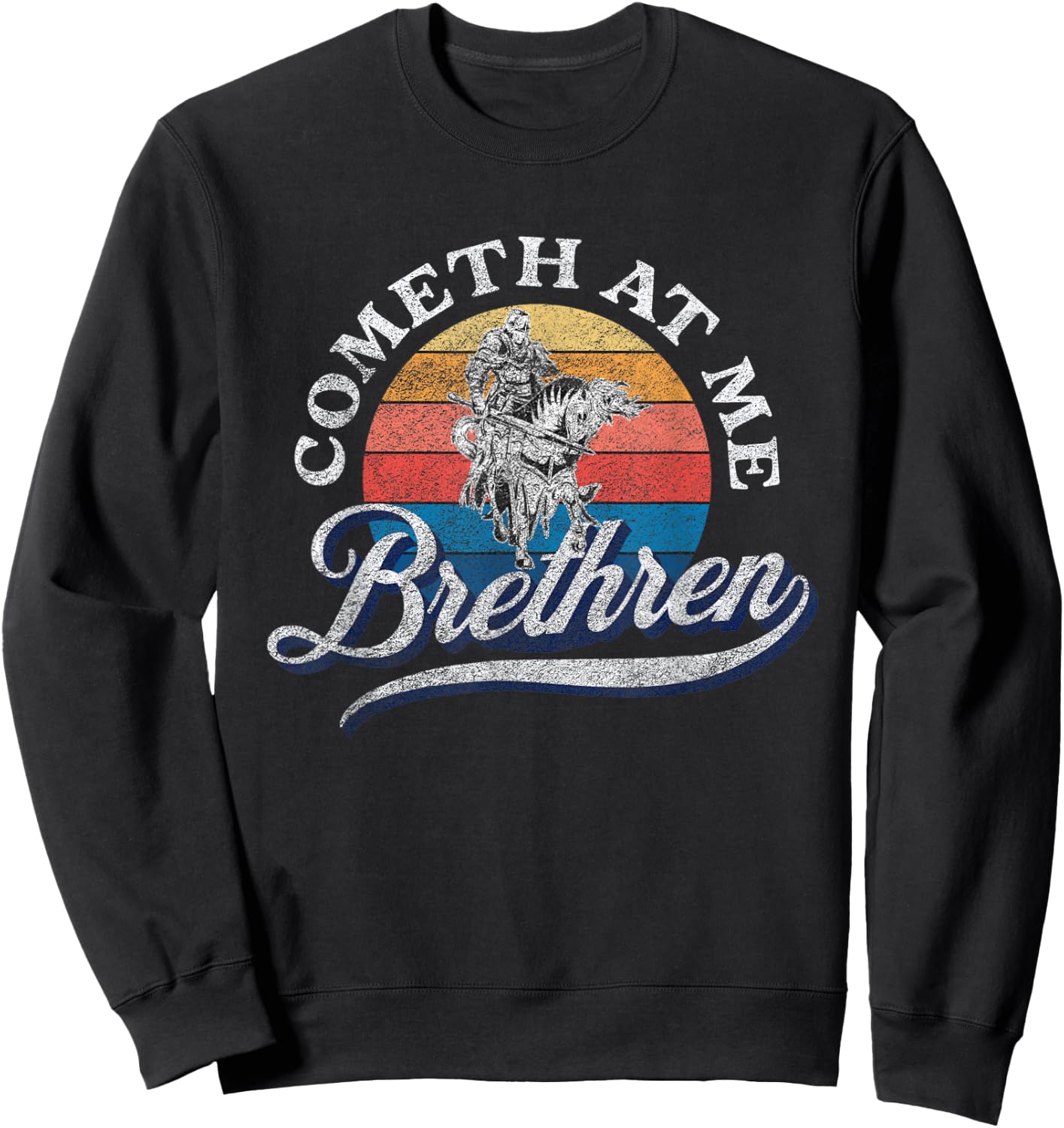 Thou May Ingest A Satchel Of Richards COMETH AT ME BRETHREN Sweatshirt - Sweatshirt | Black