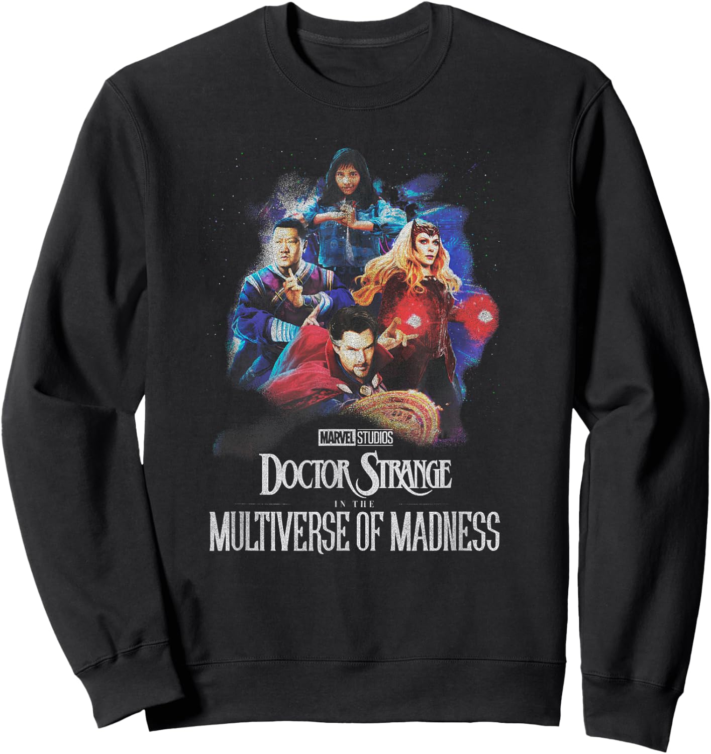 Marvel Doctor Strange In The Multiverse Of Madness Galactic Sweatshirt - Sweatshirt | Black