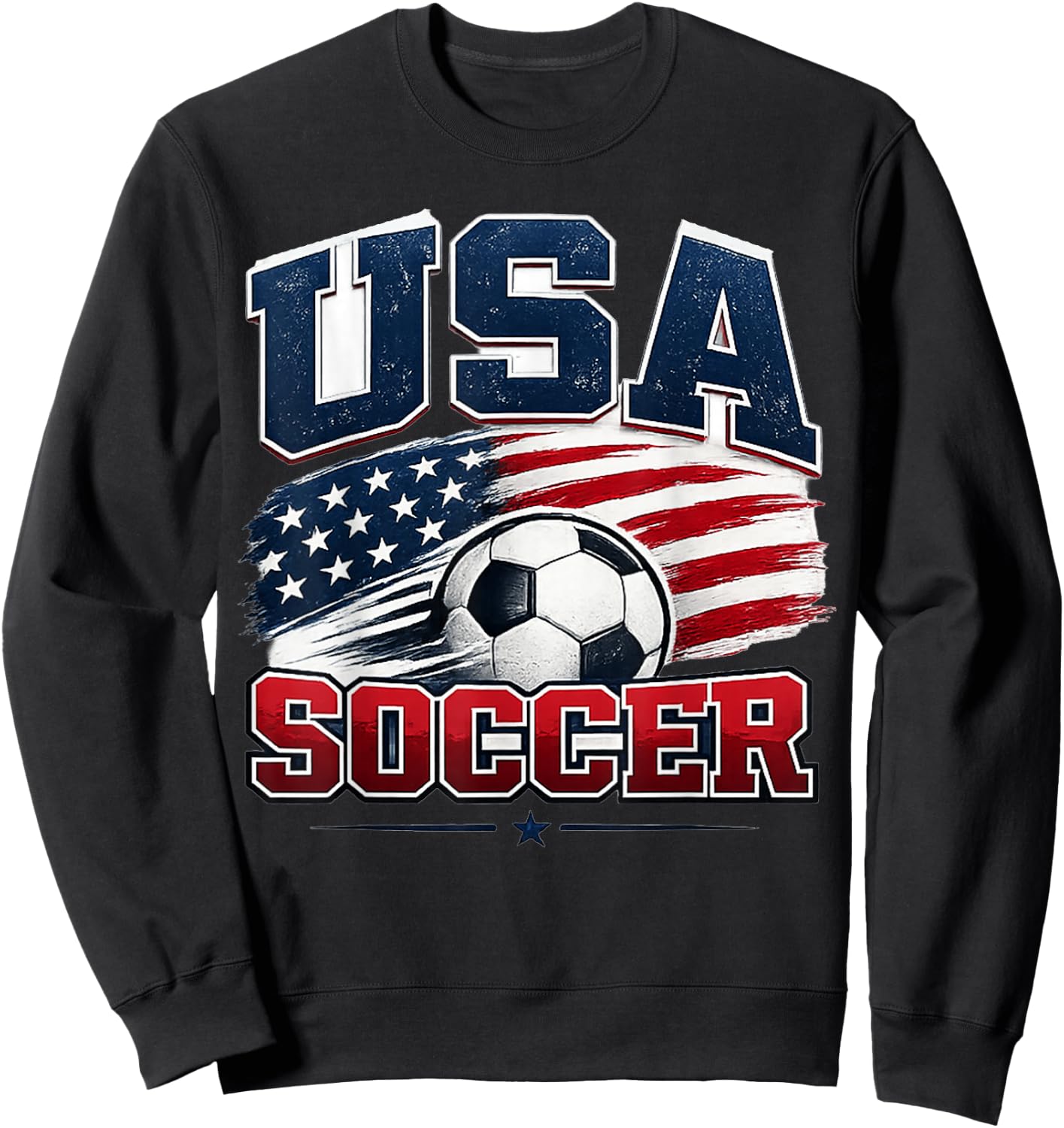 Soccer Football- World Cup 2026 USA Sweatshirt - Sweatshirt | Black