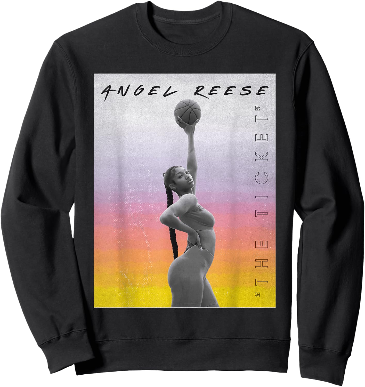 Angel Reese Official Merch Sweatshirt - Sweatshirt | Black