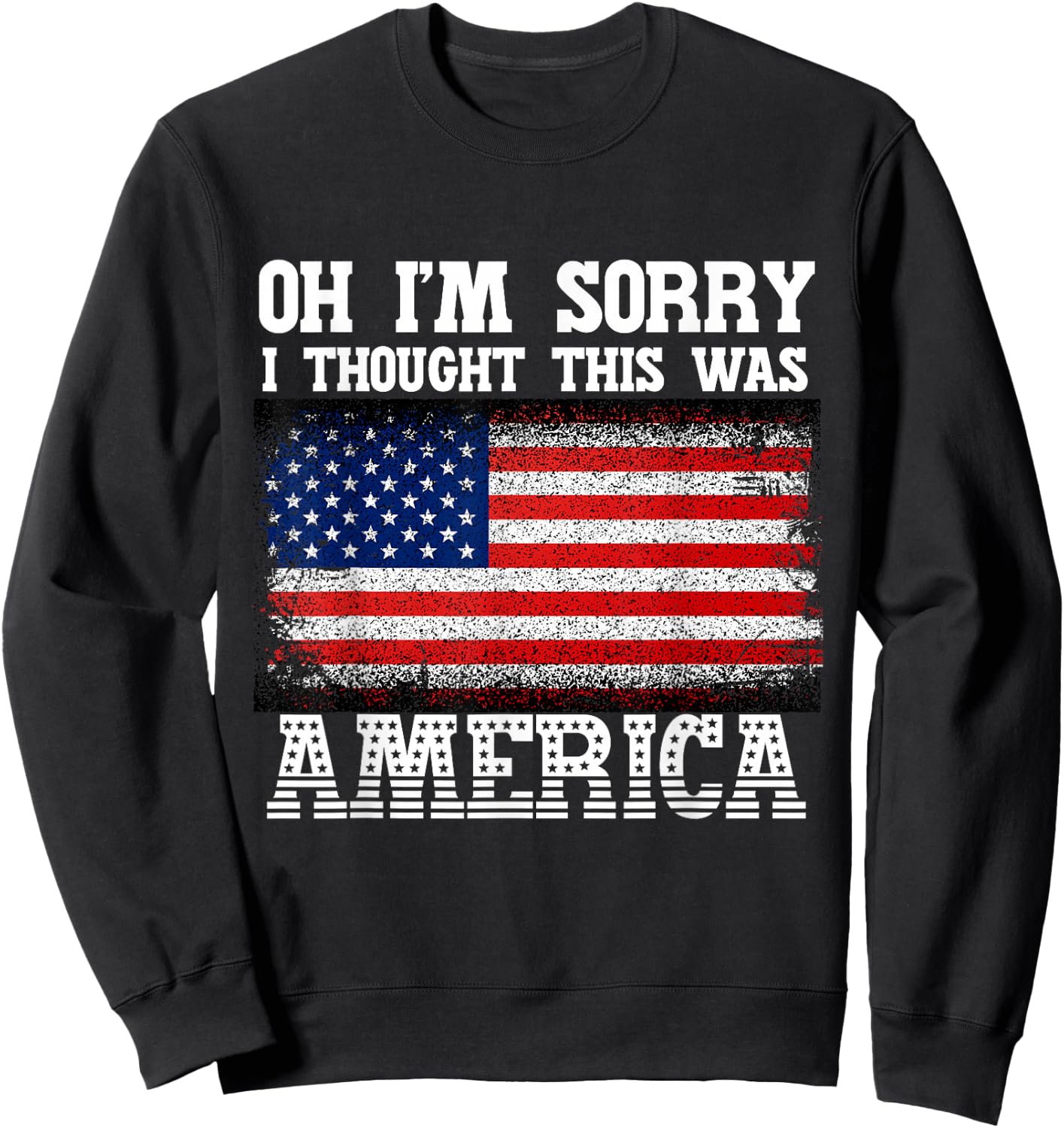 Oh I'm Sorry, I Thought This Was America Pro Gun Sweatshirt - Sweatshirt | Black