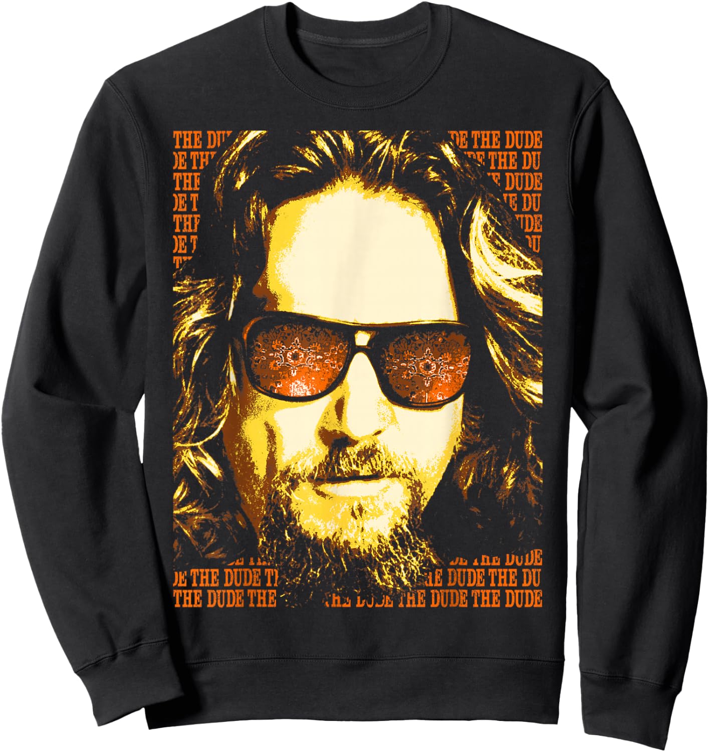 Big Lebowski The Dude Portrait Graphic Sweatshirt - Sweatshirt | Black