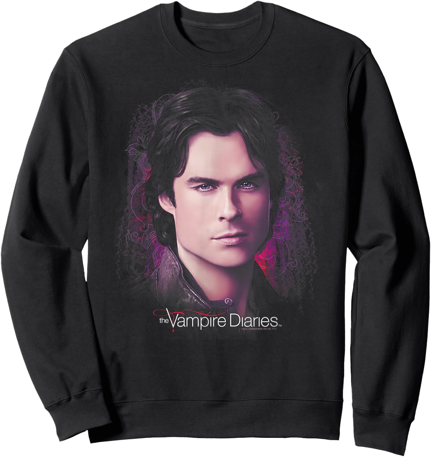Vampire Diaries Damon Compelling Sweatshirt - Sweatshirt | Black