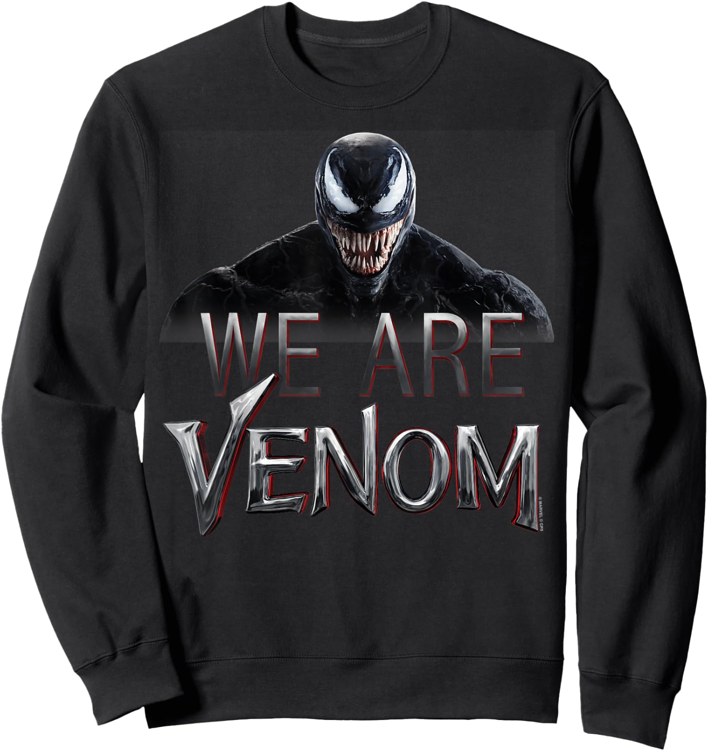 Marvel Venom We are Venom Big Grin Sweatshirt - Sweatshirt | Black