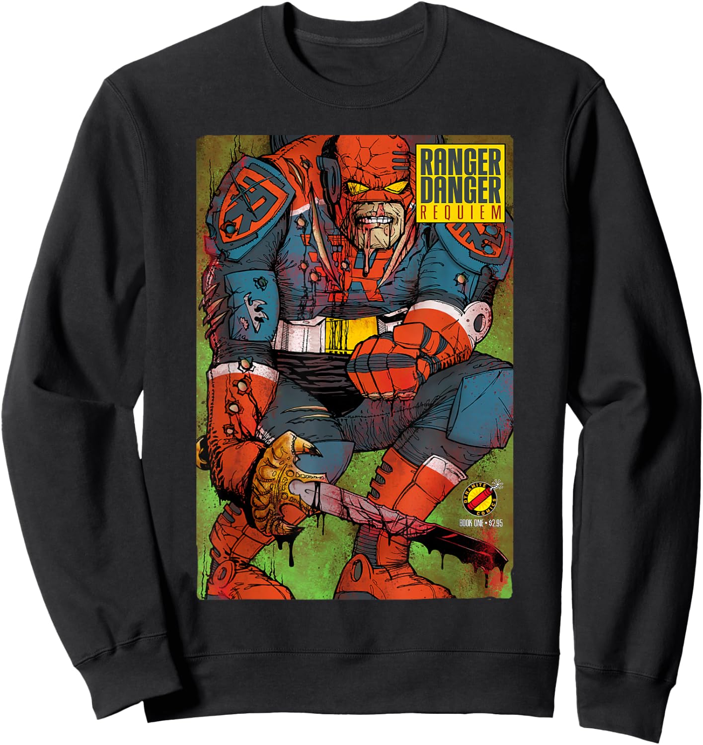 Kevin Smith Jay & Silent Bob Reboot Ranger Danger Requiem Sweatshirt - Sweatshirt | Black