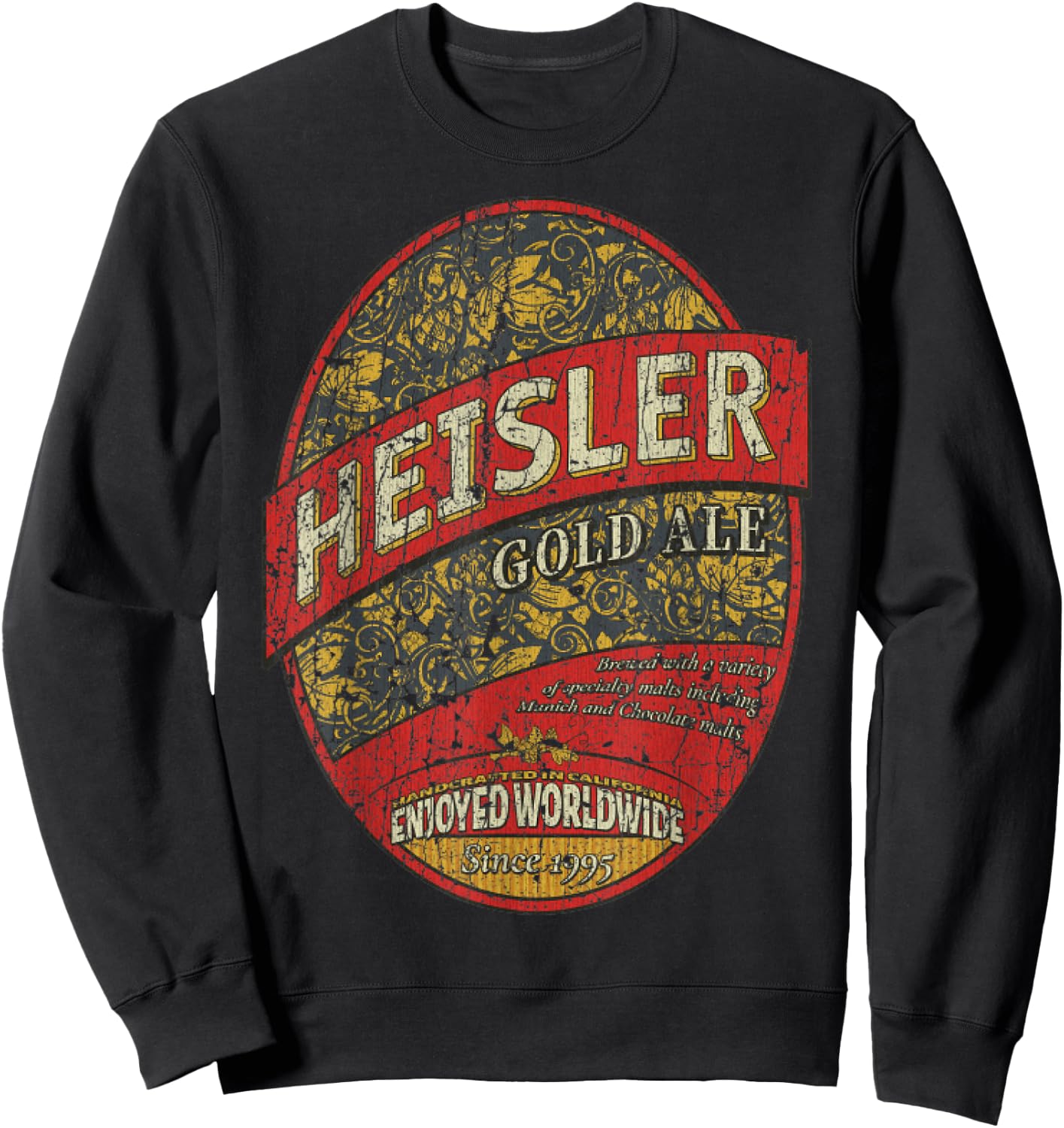 Heisler Gold Ale Beer 1995 Sweatshirt - Sweatshirt | Black