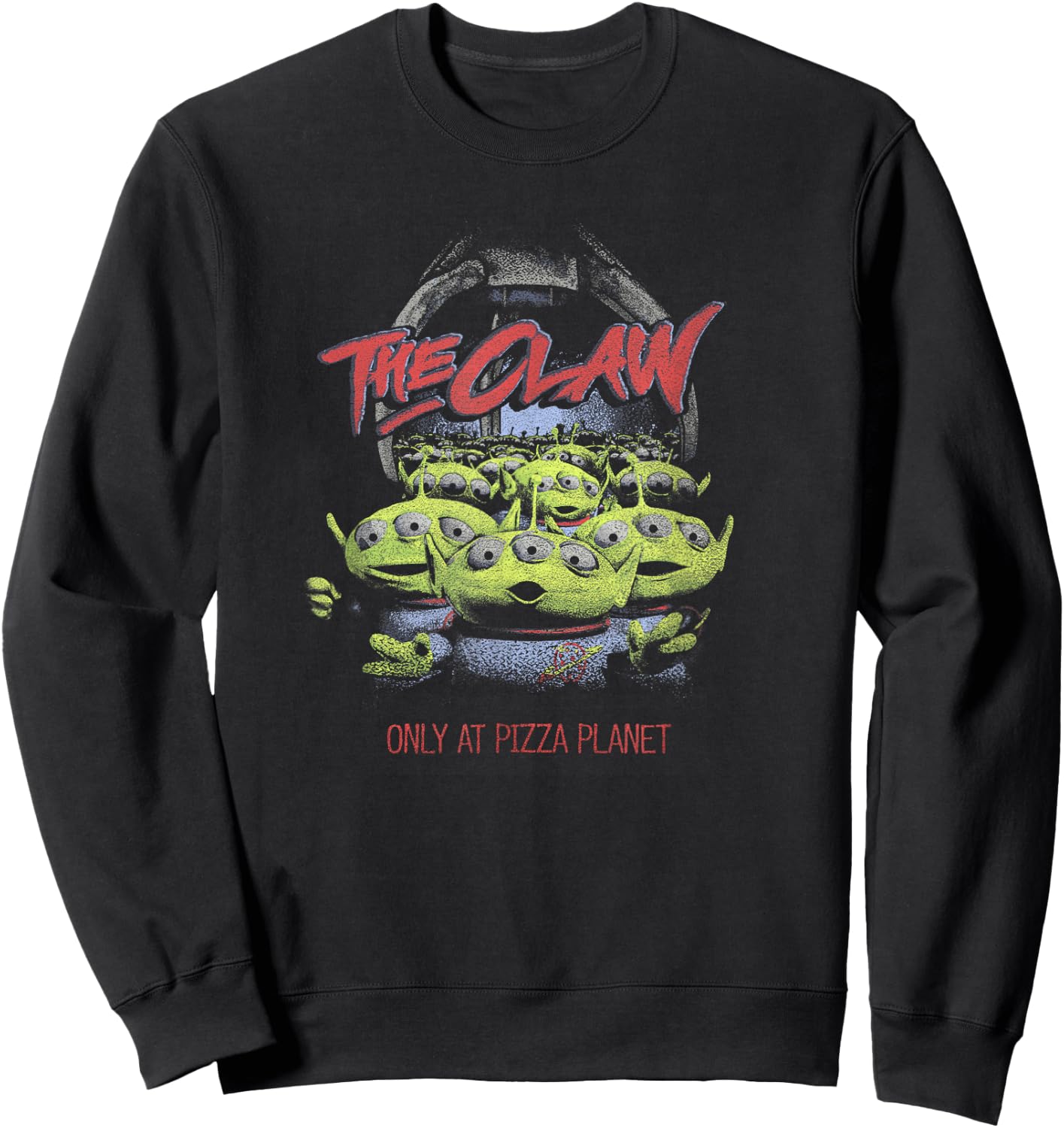 Disney Toy Story Aliens The Claw Only At Pizza Planet Poster Sweatshirt - Sweatshirt | Black