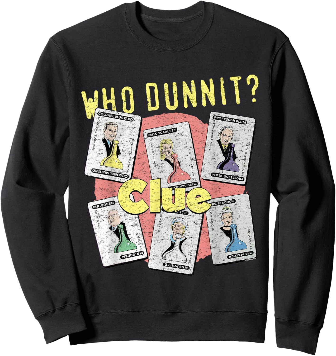 Clue Clue to Who Dunnit Sweatshirt - Sweatshirt | Black