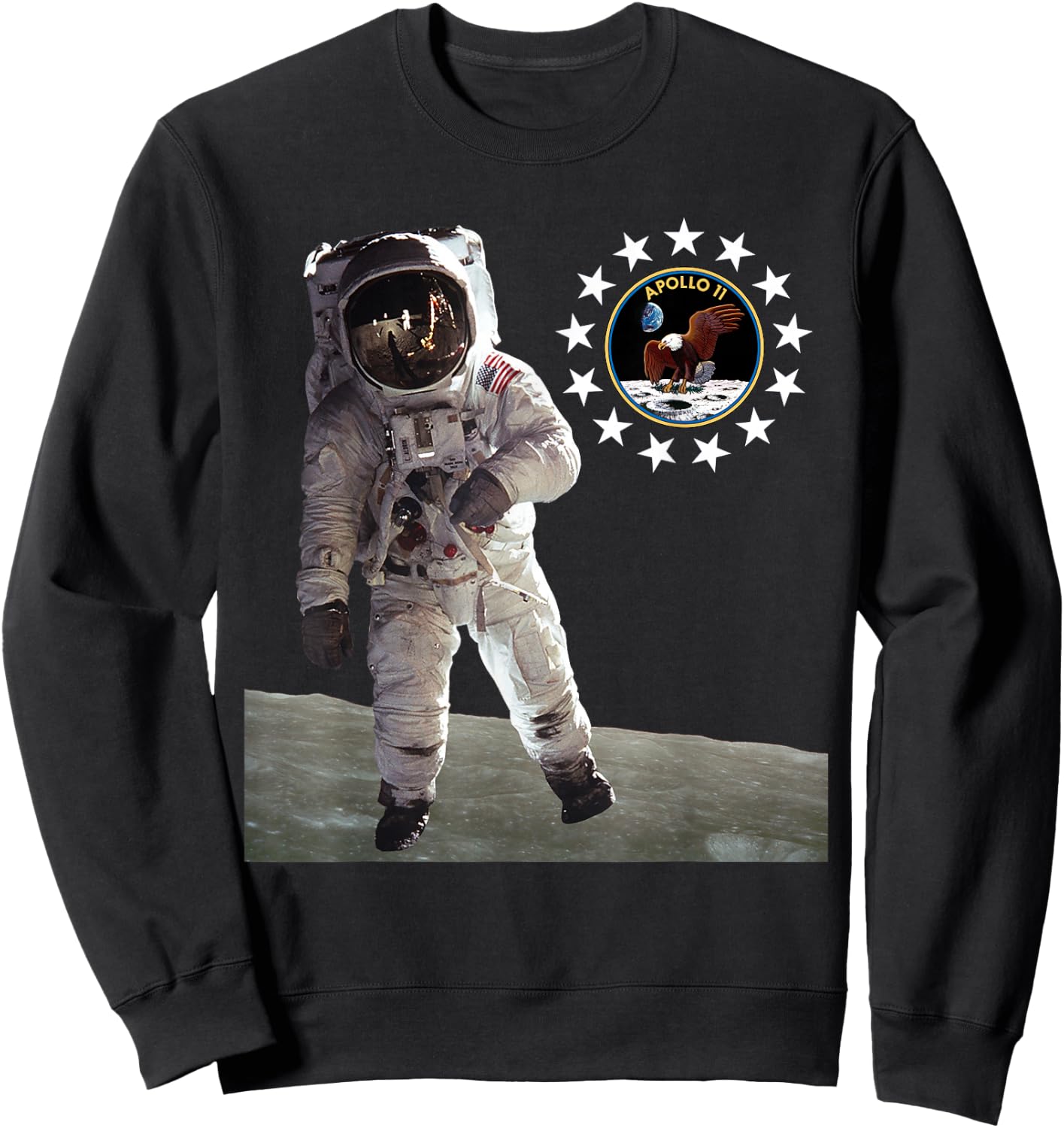 July 20, 1969 Moon Landing Shirt Apollo 11 50th Anniversary Sweatshirt - Sweatshirt | Black