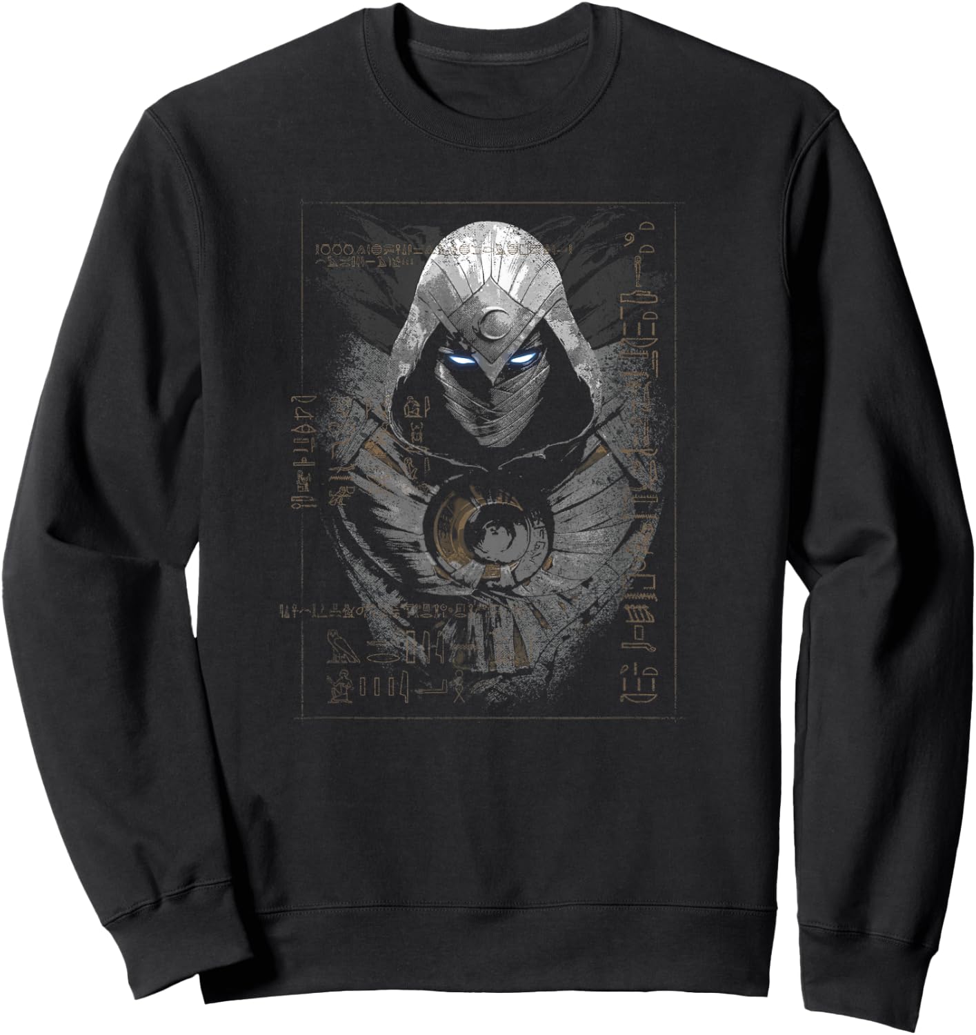 Marvel Moon Knight Ancient Glyphs Small Sweatshirt - Sweatshirt | Black