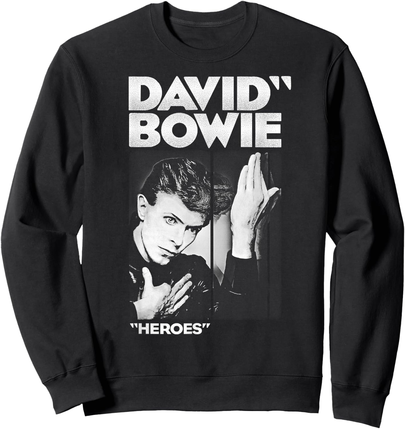 David Bowie - Bold Heroes Sweatshirt - Sweatshirt | Black