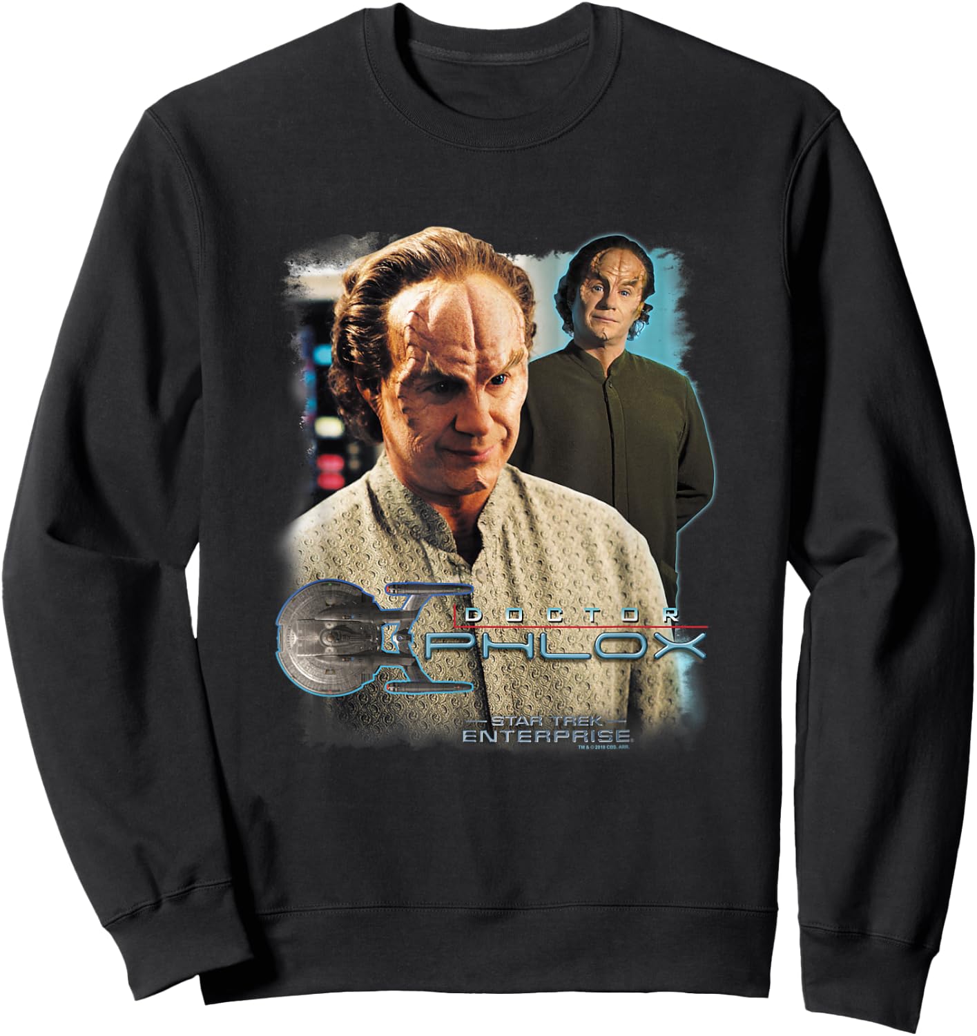 Star Trek Doctor Phlox Sweatshirt - Sweatshirt | Black